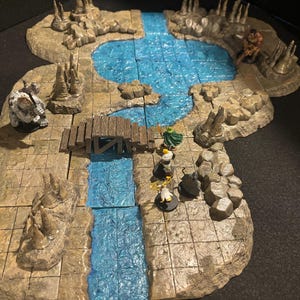 Cavern Grotto Modular Dungeon Tile Set