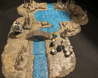 Cavern Grotto Modular Dungeon Tile Set