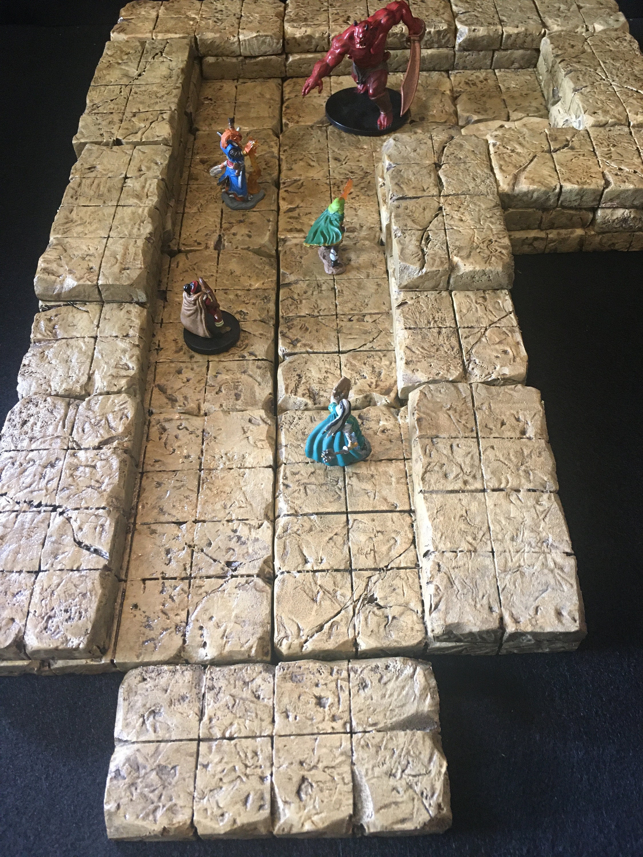 Basic Dungeon Tile Modular Set desert Tomb - Etsy