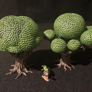 Tabletop  Scatter Terrain Tree Set