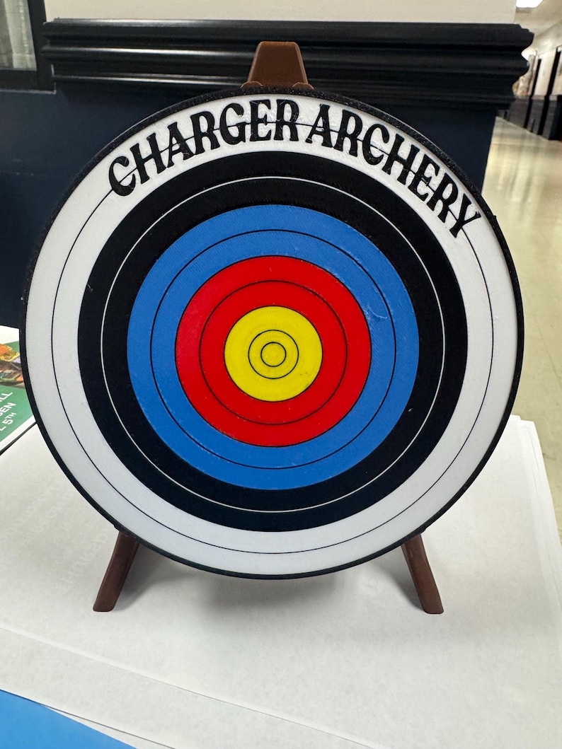 Charger 3-D Printed Table Top Custom Archery Target With Stand - Etsy