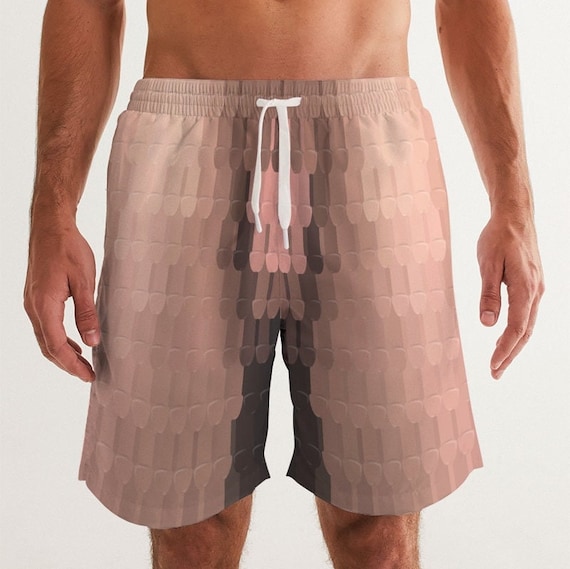 Men's Swim Trunk Penis Pixels Swimming Trunks