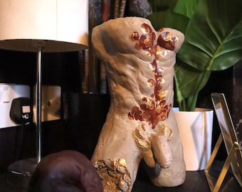 Waterfall Incense Burner - Male Sculpture