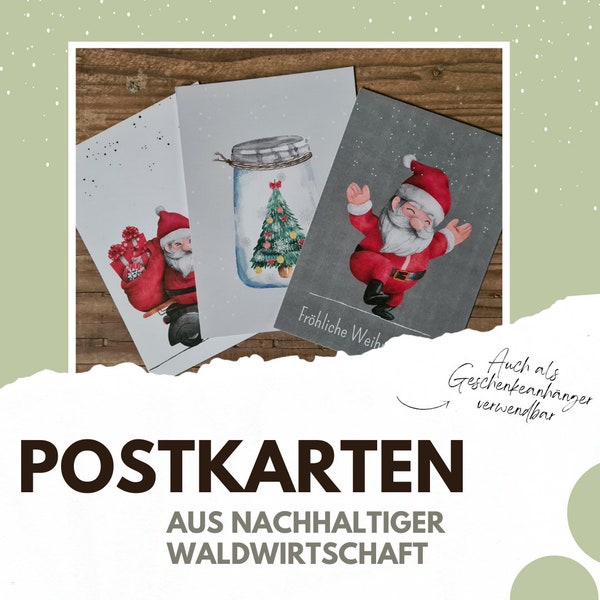 Postkarten-Set aus der Kollektion "Weihnachten" DIN A6