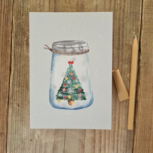 Postkarte Glas aus der Kollektion "Weihnachten"