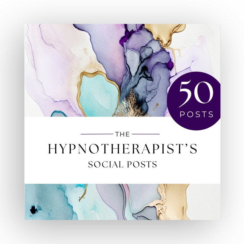 Canva Template for Hypnotherapy Social Media Posts, Hypnosis Instagram ...