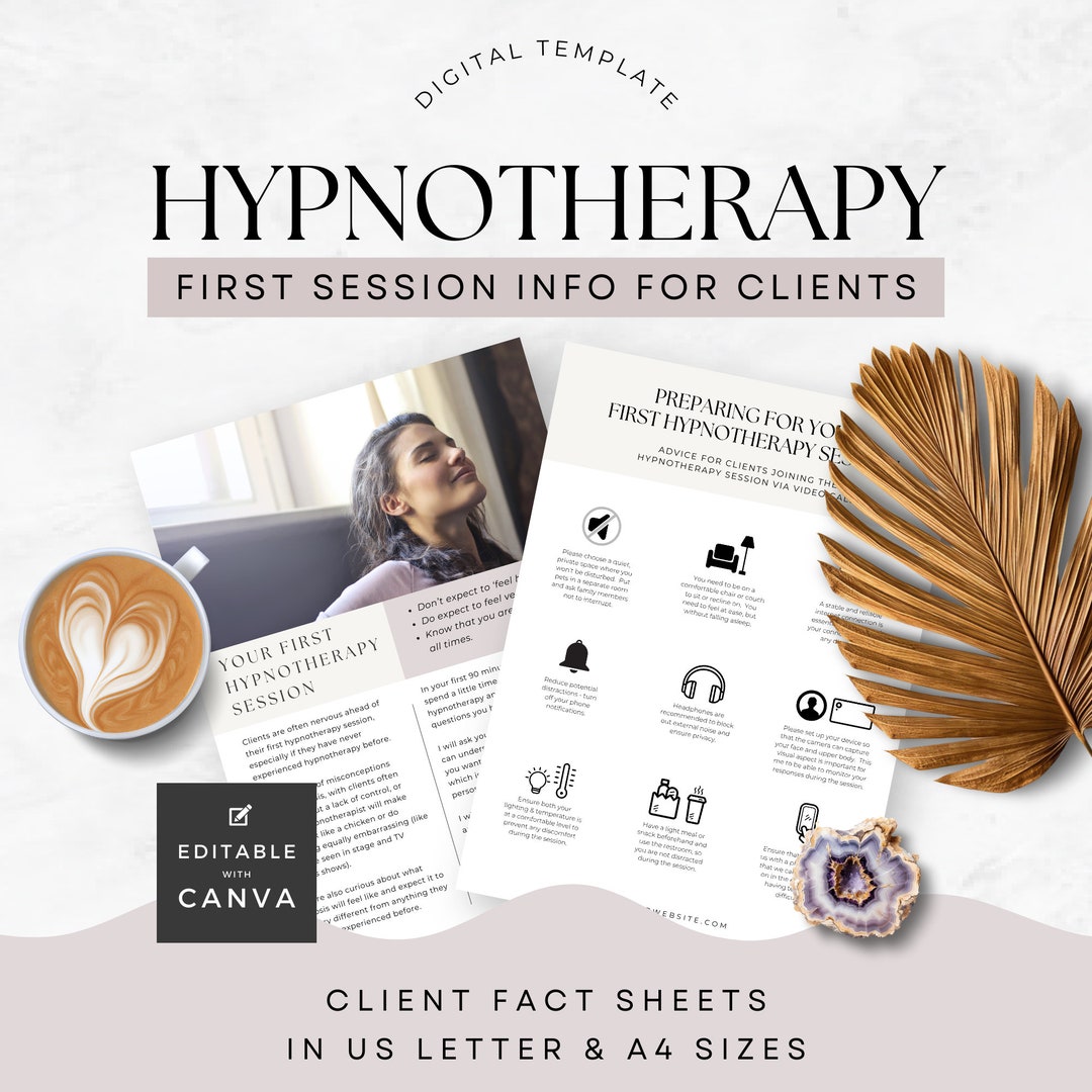 Hypnotherapy Onboarding, Client First Session Instructions for Remote