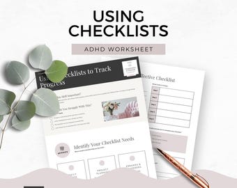 ADHDコーチングチェックリストテンプレート、神経多様性実行機能補助、編集可能で印刷可能なCanvaコーチ配布資料クライアント無料資料