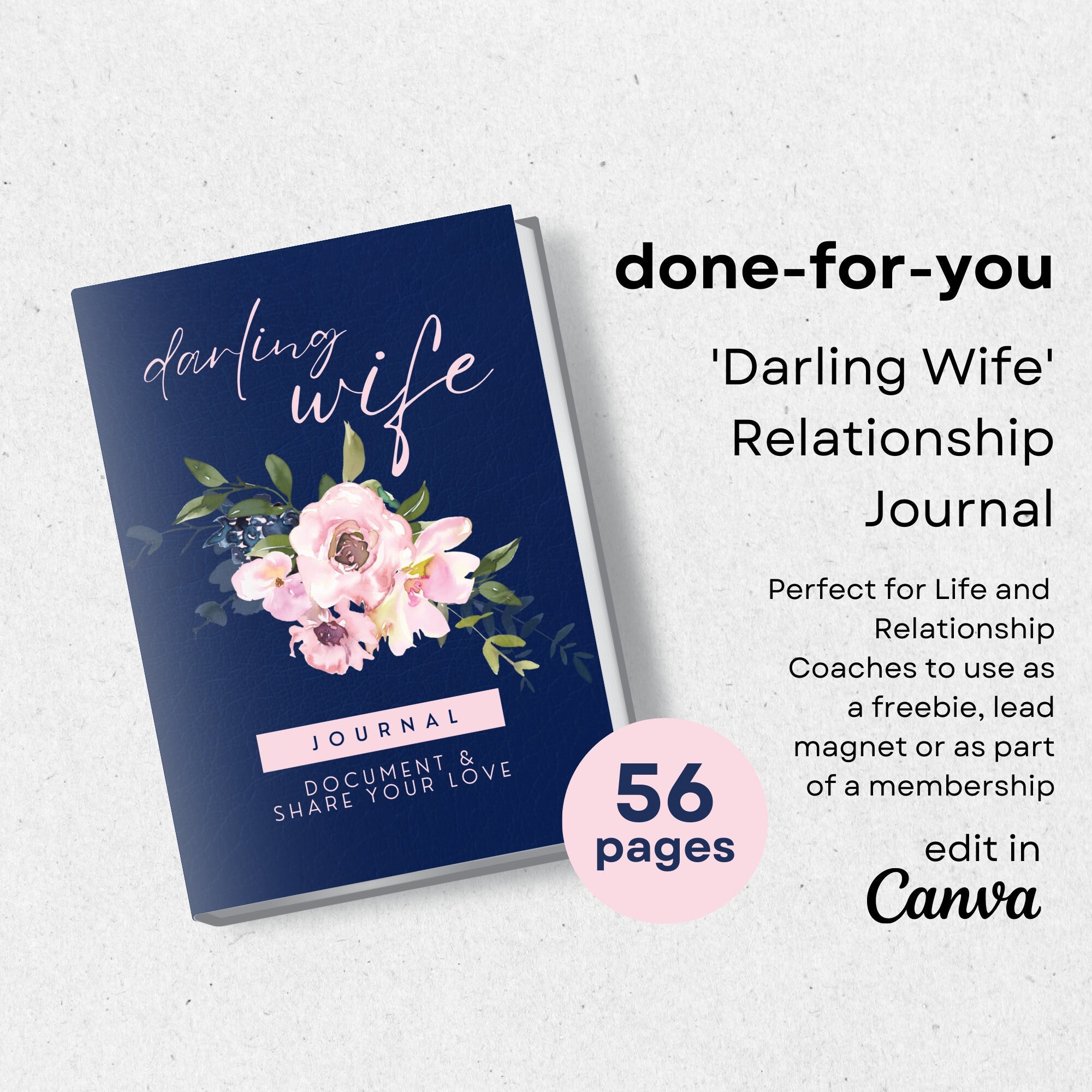 Couples & Relationship Guided Journal With Prompts 26 Editable