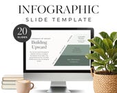 Canva Infographic Templates Presentation Deck Minimal Business Slides for Reports and Pitches, Editable Digital Download