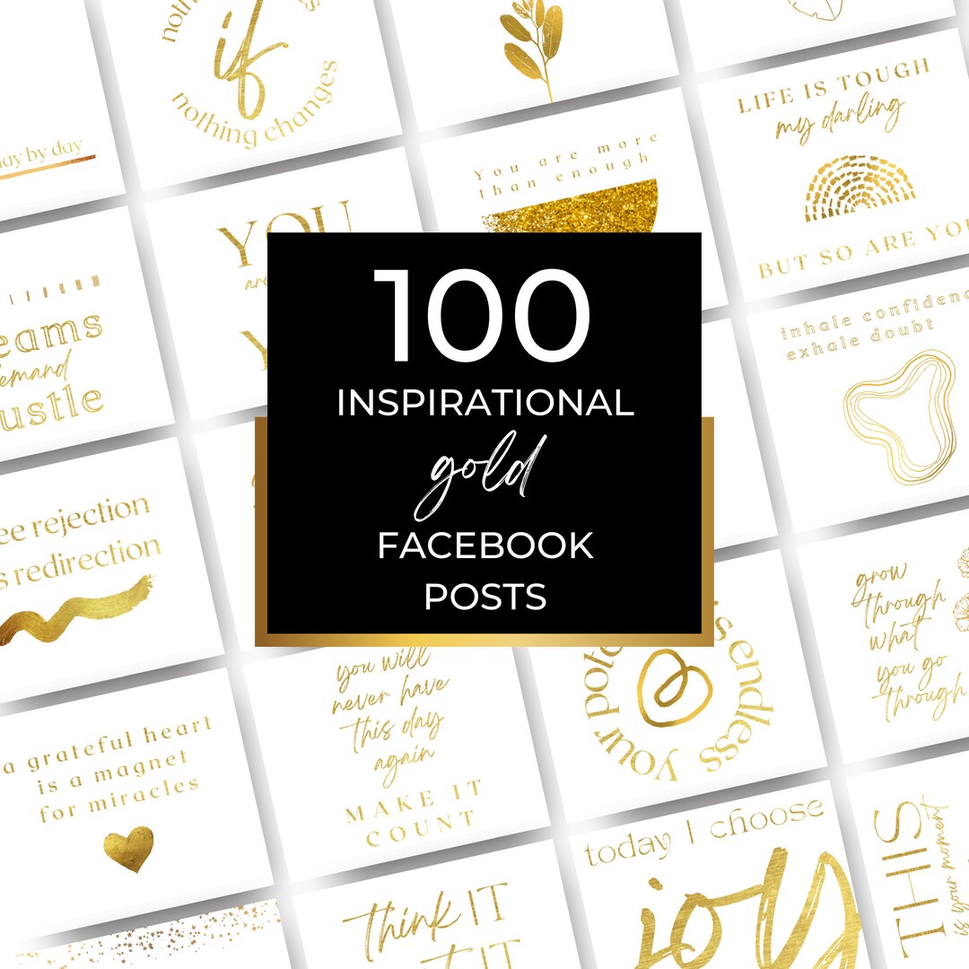 Inspirational Quotes FB Posts, for Your Facebook Group or Membership