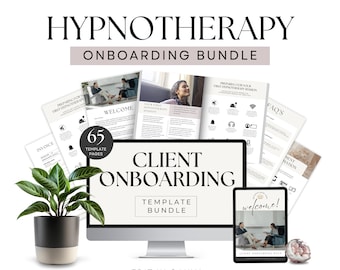Hypnotherapy New Client Bundle, Onboarding packet for Hypnotherapists, Customer Brochure, Intake and Consent Forms, Small Business Admin