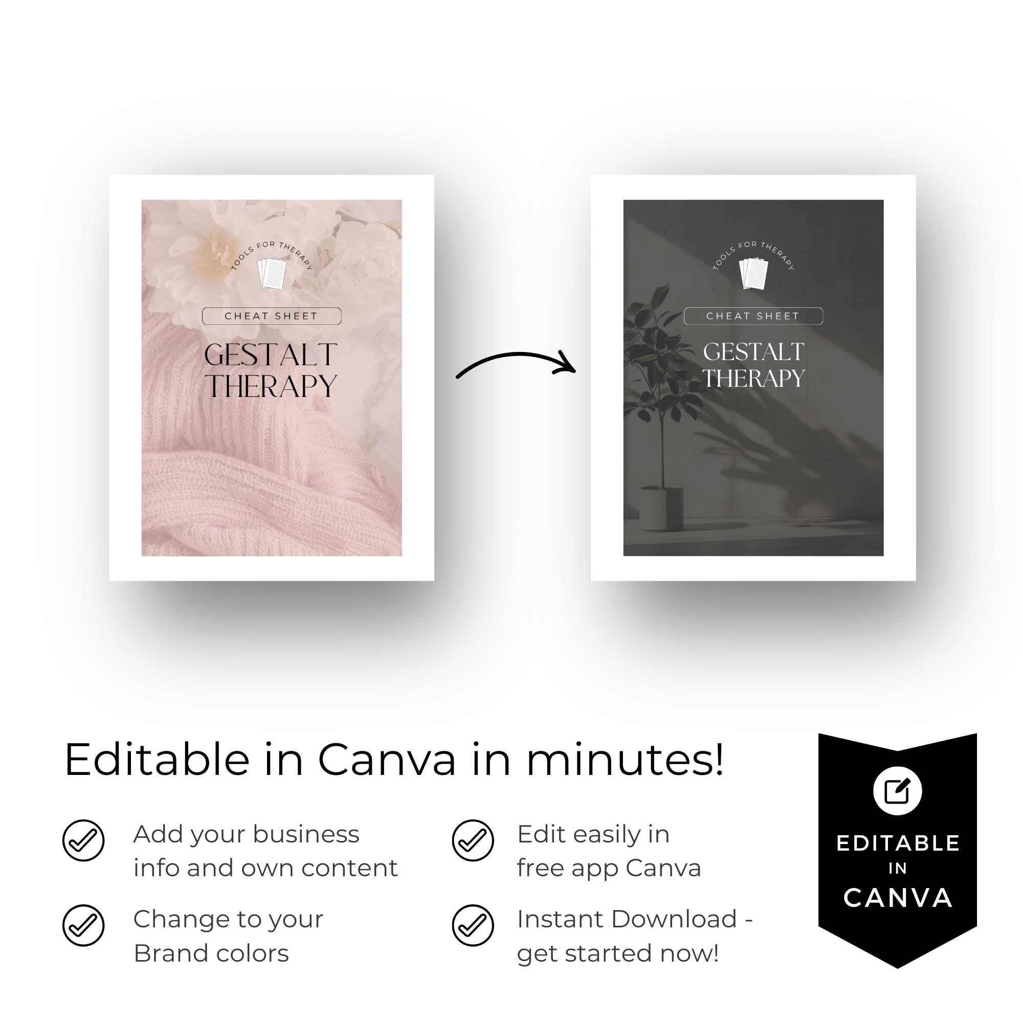 Gestalt Cheat Sheet Canva Template Client Handout Cheatsheet Gestalt ...