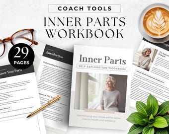 Parts Therapy Worksheet Canva Template Inner Parts Mapping Workbook Therapist Canva Template Coaching Worksheets Internal Family Systems