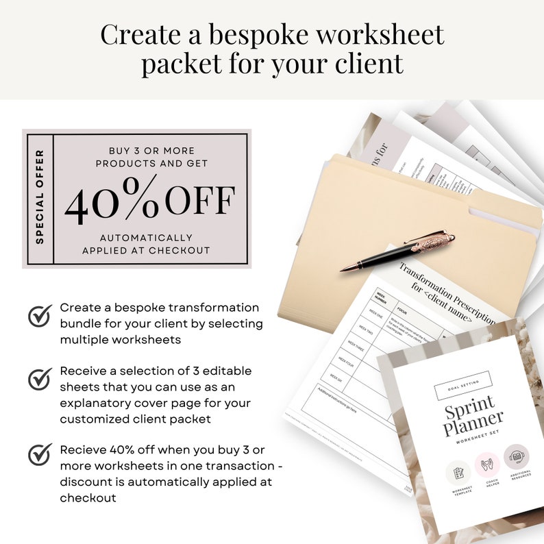 Goal Action Planner Worksheet, Canva template, Sprint Planning, Project Management, Coaching Tools & Resources Editable Printable CW1 image 5