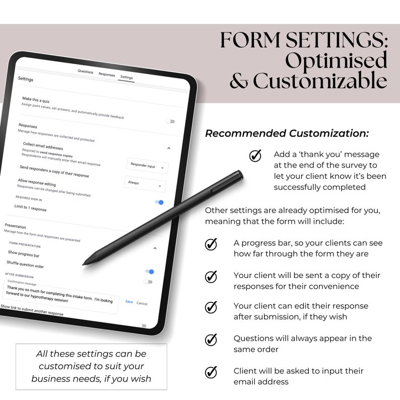Smoking Cessation Hypnotherapy Intake Form Template, Hypnotherapist