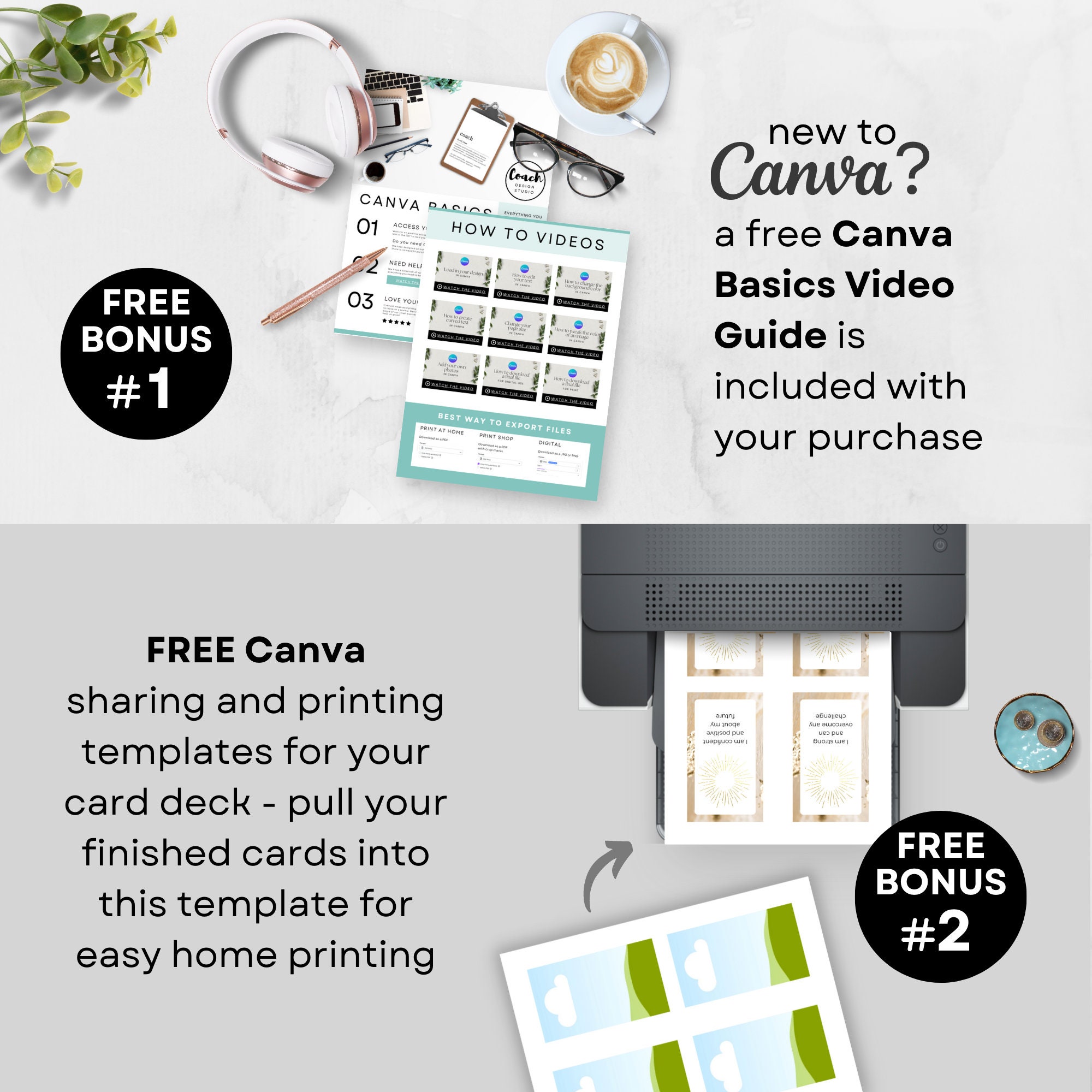 Card Deck Creator, Canva Template Card Deck, Editable Card Deck Blanks ...