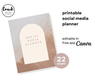 Social Media Planner Printable