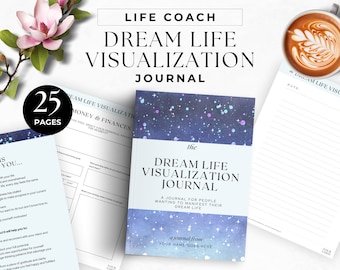 Dream Life Journal Done for You Freebie Lead Magnet Playbook ebook Canva Template DIGITAL Download US Letter & A4 | DFY