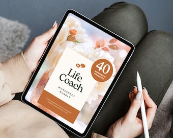Coaching Session Toolkit for Life Coaches Editable Printable Worksheets for Client Self-Discovery and Reflection Homework Exercises