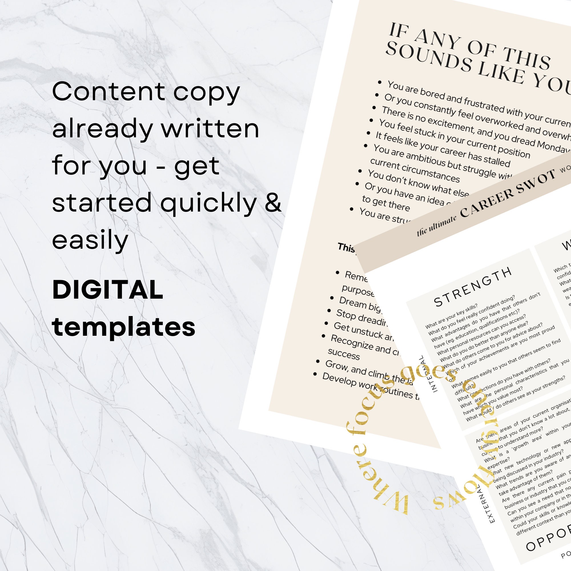 Career Coach Bundle Done for You Freebie Lead Magnet - Etsy