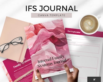 Internal Family Systems Workbook IFS Worksheets for Parts Mapping Therapy Tools,Trauma Exploration Self-Help Resources Emotional Regulation