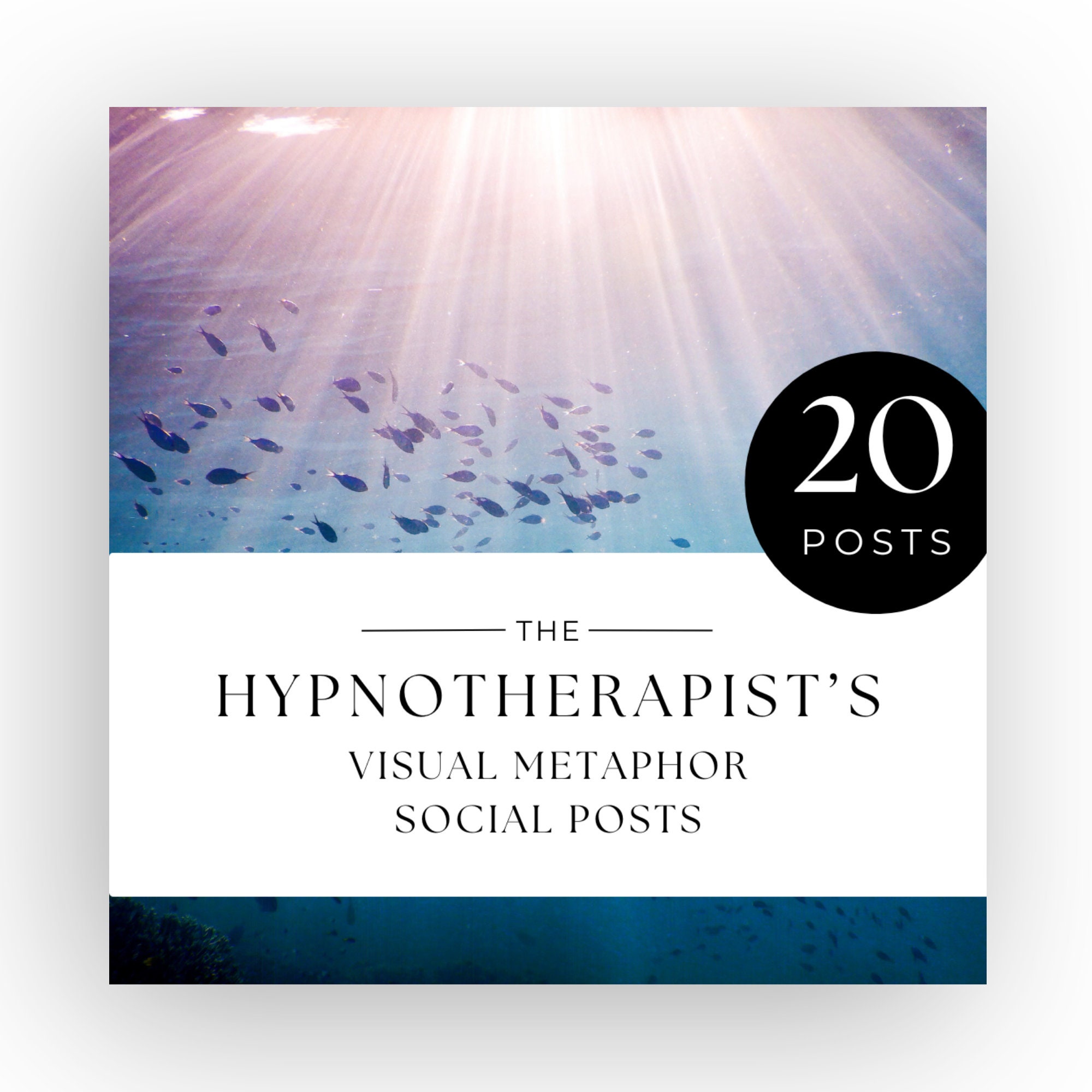 Hypnotherapist Insta Posts Visual Metaphors Canva Template Hypnotherapy ...