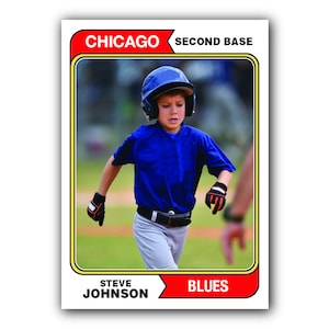 Custom Baseball Card Vintage Style