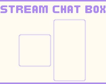 Twitch Chat Box Overlay | Purple Twitch Overlay | Chat Stream | Twitch Theme | Twitch Overlay | Chatbox Overlay | Pastel Overlay | Stream