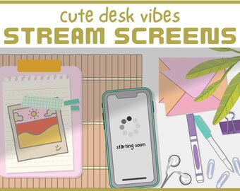 Cozy Animated Stream Screens | Twitch Cozy Overlay | Twitch Overlay | Overlay Animated Scenes | Cozygamer | Chill Twitch Scenes
