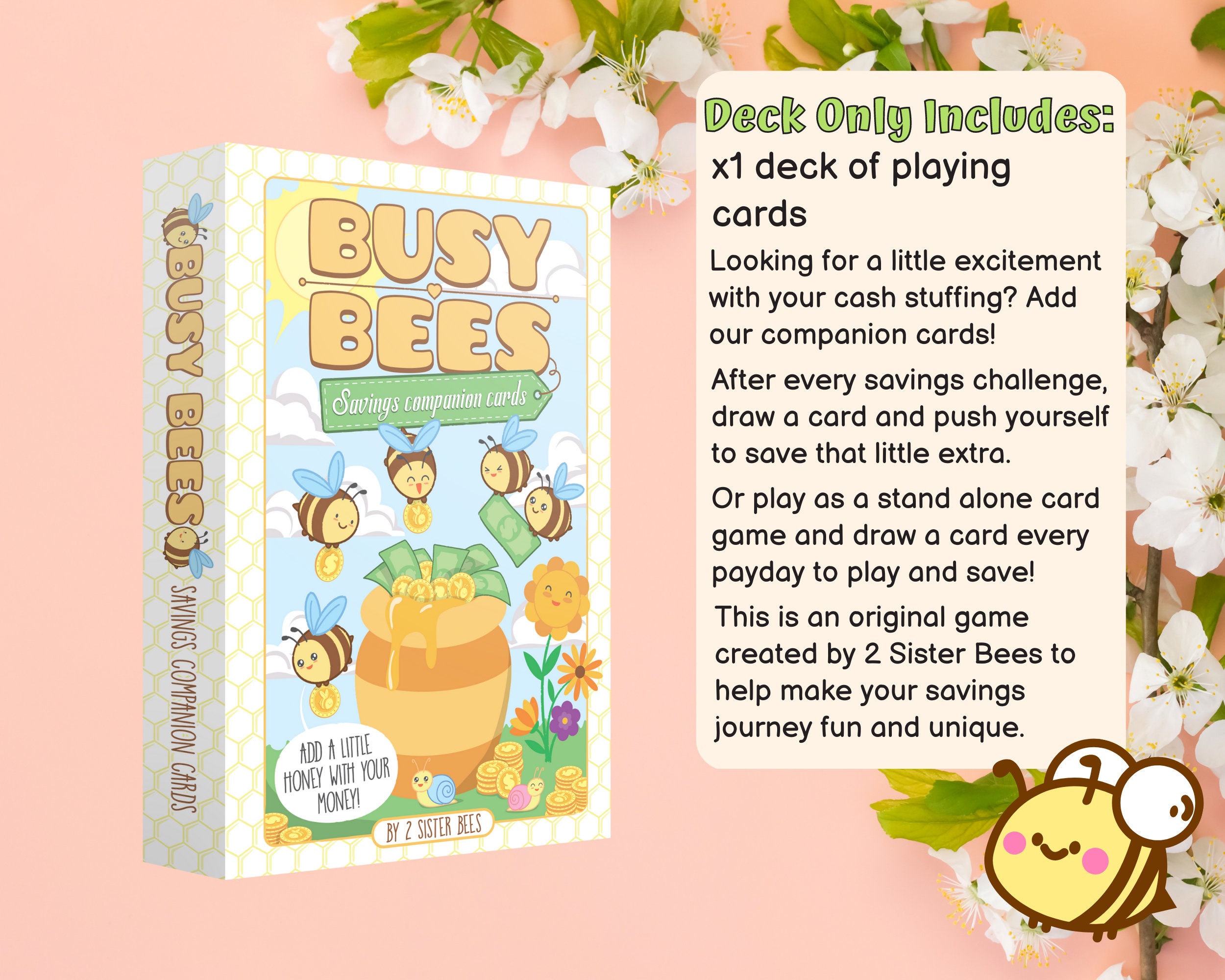 BUSY BEES Companion Cards 2 Sister Bees ORIGINAL Playing Card Etsy BUSY BEES Companion Cards 2 Sister Bees ORIGINAL Playing Card Etsy