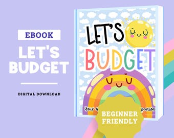 Printable Budget Book: Undated Monthly Planner, Debt Tracker (Digital Download)