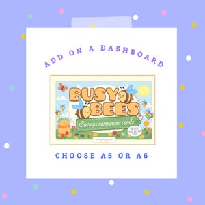 Juego de cartas del desafío de ahorro Busy BEES ORIGINAL imagen 3