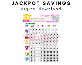 Casino JACKPOT Roll Dice Savings Challenge Game