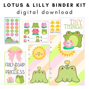 Cute Savings Binder Kit | Mini Savings Challenges, A5 A6 Dashboards & MORE!