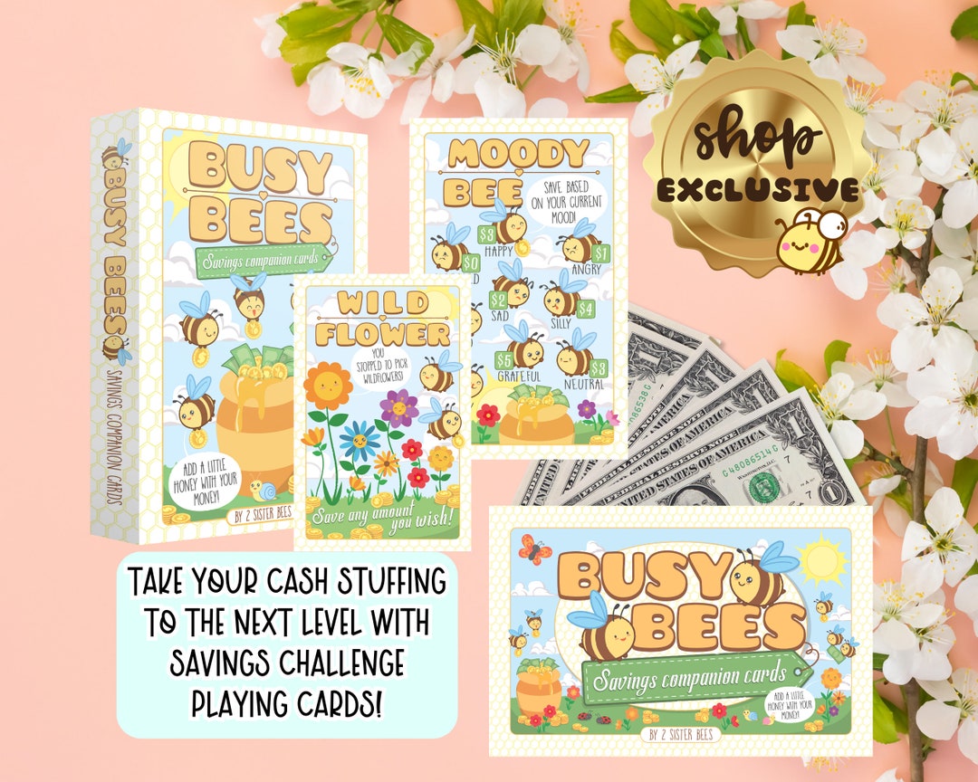 BUSY BEES Companion Cards 2 Sister Bees ORIGINAL Playing Card