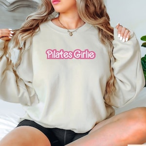 Pilates Sweatshirt, Pilates Hoodie, Pilates Shirt, Pilates Tshirt, Christmas Pilates Shirt, Gift for Pilates Lover,  Pilates Girlie