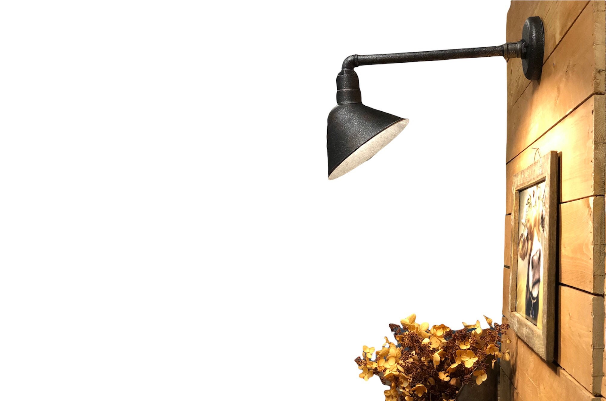 Sign Sconce Industrial Farmhouse-style Sconce Light - Decor & Sign Light - Etsy