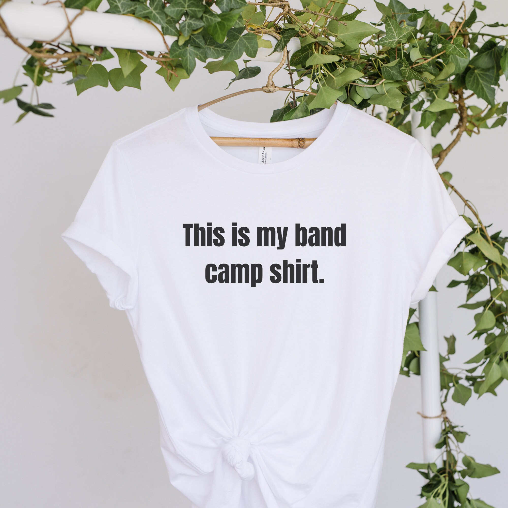 Band Camp Shirt Minimalist T-shirt 