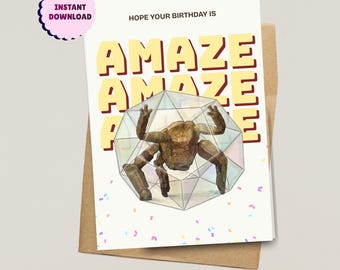 Project Hail Mary Birthday Card Rocky