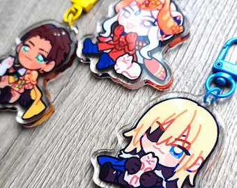 FE3H Edelgard Dimitri Claude Post timeskip v2 acrylic keychain