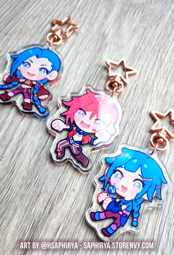 Arcane Jinx Powder Vi Acrylic Keychain