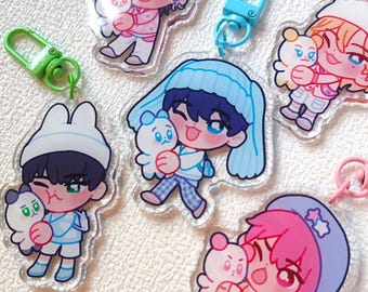 Plave BBUU! keychain Yejun Noah Eunho Bamby Hamin