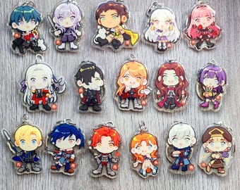 FE3H Edelgard Dimitri Claude Post timeskip acrylic keychain