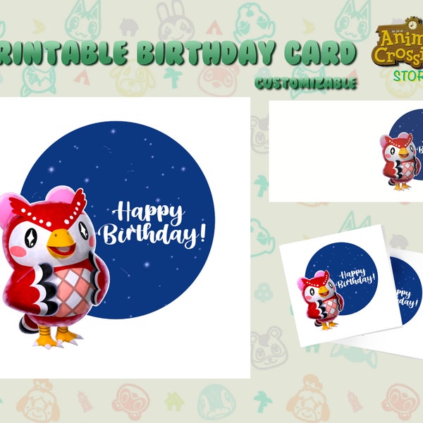 Acnh Greeting Card Etsy