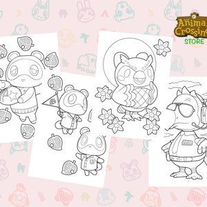 Animal Crossing New Horizons Coloring - Il 300x300.3711216142 Rn2n 