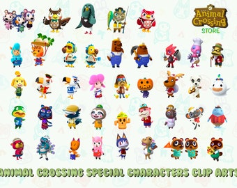 40 Clipart ACNH Special Characters Animal Crossing New - Etsy