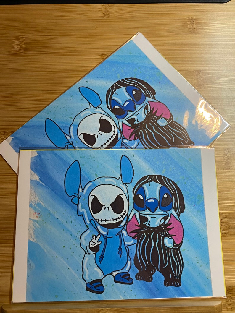 Disney Lilo and Stitch Crossover Nightmare Before Christmas Etsy Australia