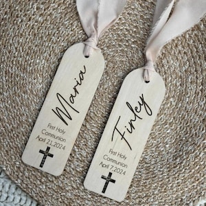 First Communion Bookmark, First Communion Gift, Bible Bookmark, Faith bookmark, Christian Bookmark