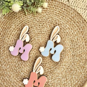 Easter Basket Tag, Letter Easter Tag, Easter Basket Name Tag, Easter Name Tag, Easter Tag